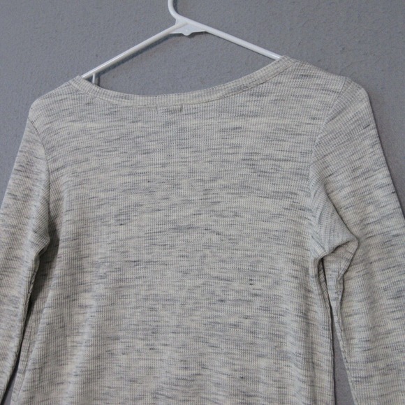Aerie Waffle Knit Thermal‎ Sleep Shirt HOT COCOA FIRESIDE NAPS - Picture 9 of 10